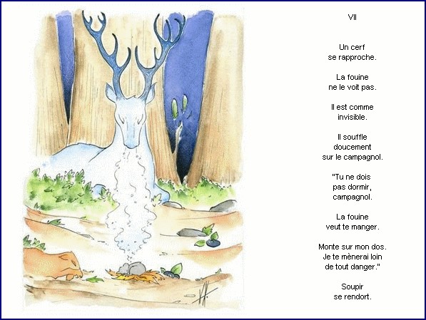 illustration d'un texte de Nicolas Bouchet : Le grand silence