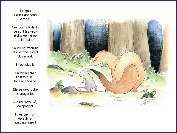 illustration d'un texte de Nicolas Bouchet : Le grand silence