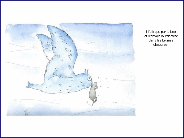 illustration d'un texte de Nicolas Bouchet : Le grand silence