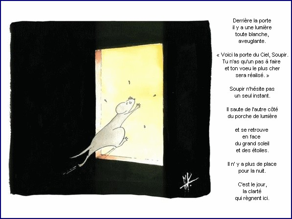 illustration d'un texte de Nicolas Bouchet : Le grand silence