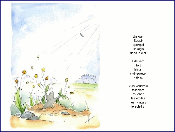 illustration d'un texte de Nicolas Bouchet : Le grand silence