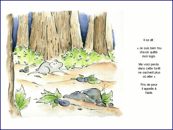 illustration d'un texte de Nicolas Bouchet : Le grand silence