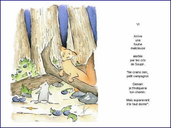 illustration d'un texte de Nicolas Bouchet : Le grand silence