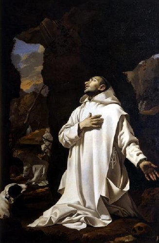 Saint Bruno dans sa grotte - par Mignard - Muse Calvet-Avignon