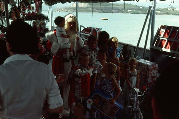 Noël 1977 à bord de la Dieppoise
