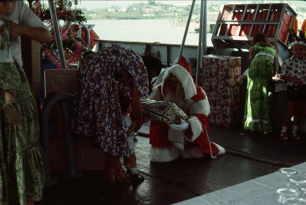 Noël 1977 à bord de la Dieppoise