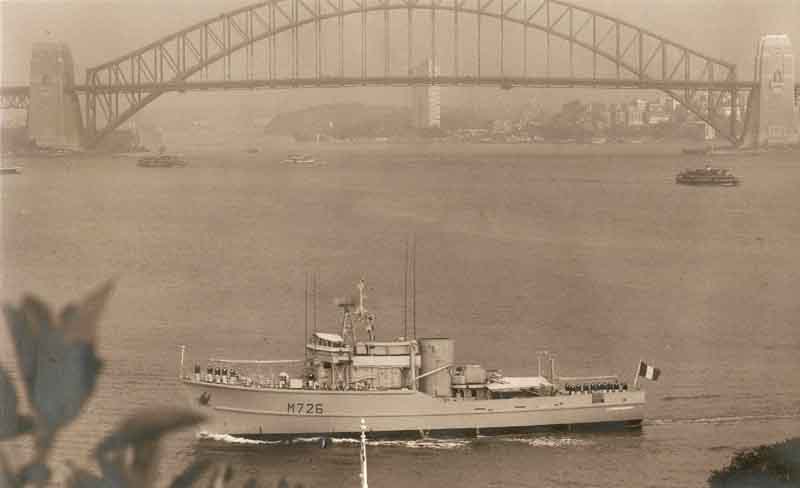 La Dunkerquoise à Sydney et l'Harbor Bridge