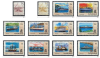 Série de timbres de bateaux - Iles Norfolk - 1990