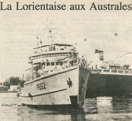 La Lorientaise aux îles Australes
