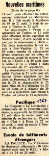 Article Cols bleus août 1967