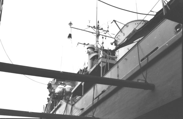 Carénage dans les docks de l'arsenal de Papeete
