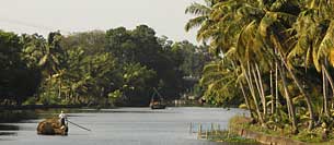 Keral,backwaters,Cochin,Alain Diveu