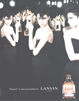 LANVIN parfum AD 1952 N°401 Hommes sandwich PUBLICITE d'après GILLET 