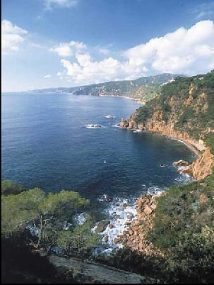 En direction de Tossa de mar