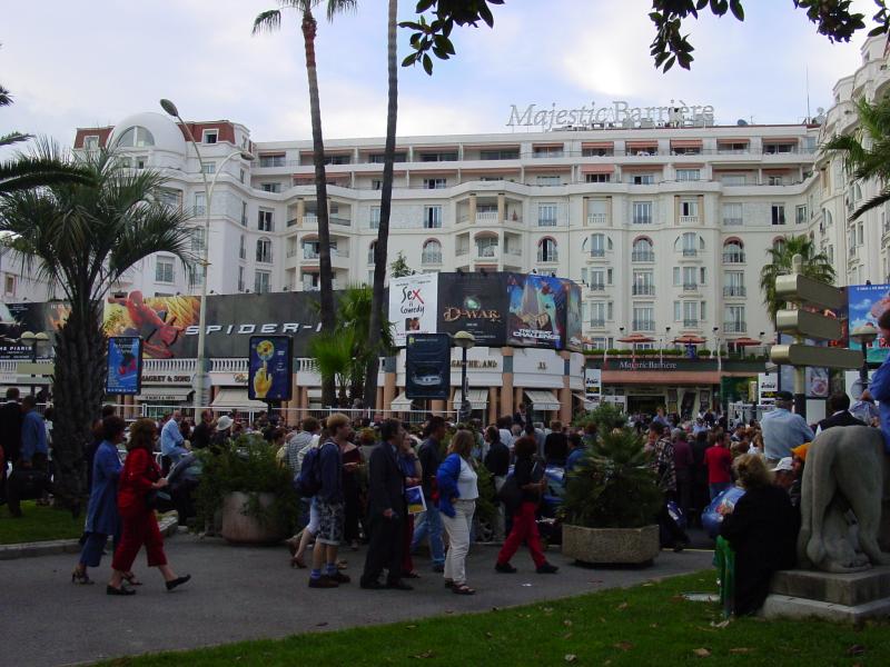 Majestic Barrier at the time of the Festival of the Cinema