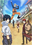 Naruto et ses potes dans le desert du farwest  