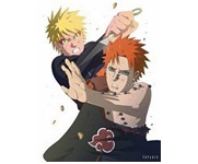 Naruto vs Pein mode senin  