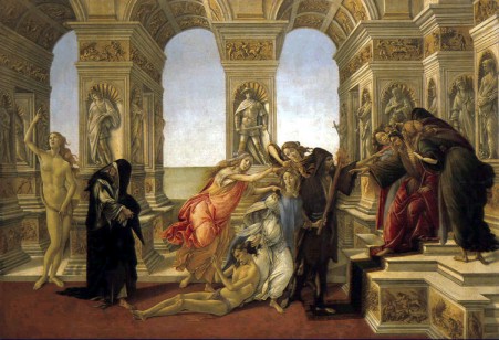 Botticelli, La Calomnie d'Apelle - jpg 49 k