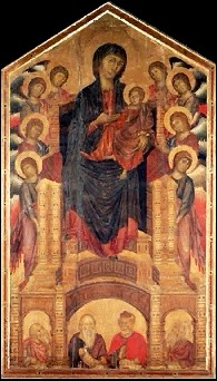 Cimabue, Vierge aux anges - jpg 30 k