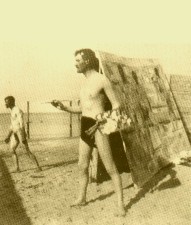 Photo, Munch sur la plage Warnemde - jpg 13 k