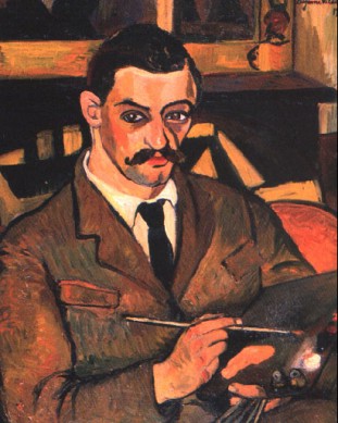 S. Valadon, Portrait de Maurice Utrillo - jpg 39 k