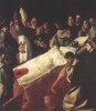 Francisco de Zurbaran, l'Exposition du corps de saint Bonaventure - jpg 4 k