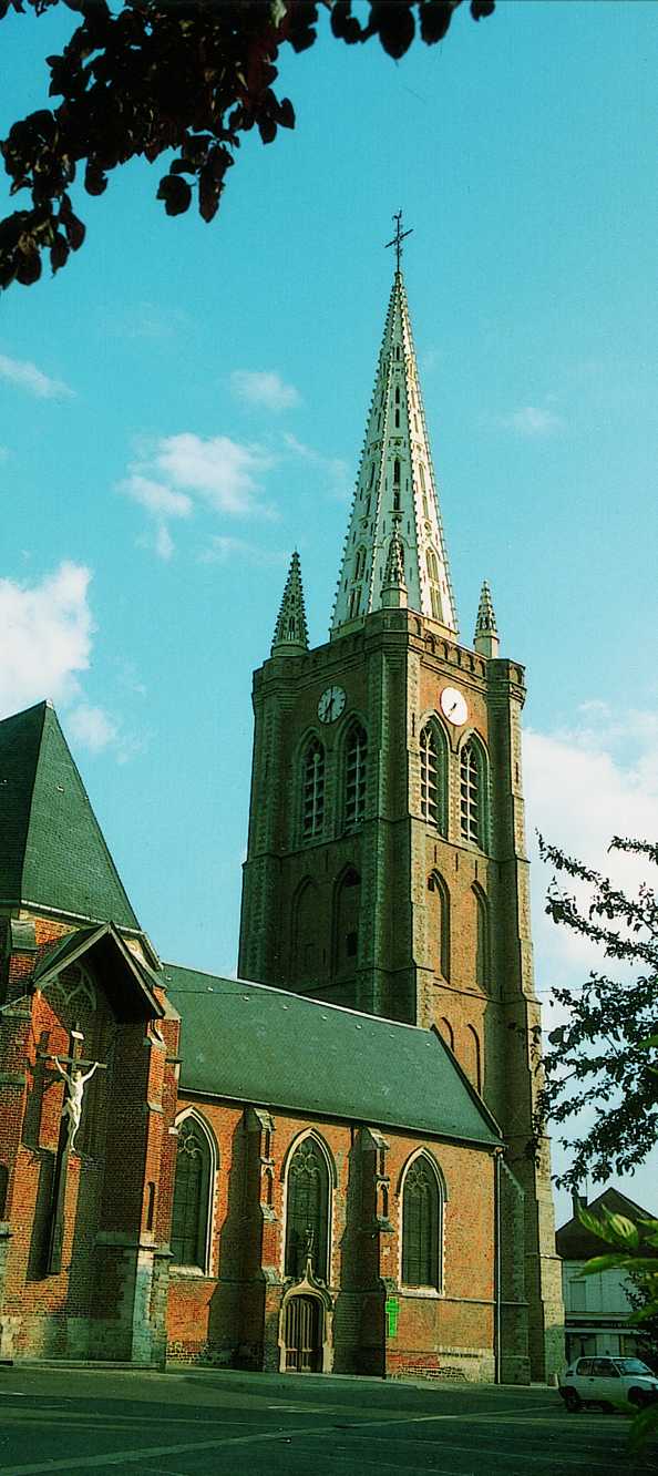 La tour St Eloi  Hazebrouck o se trouve le carillon