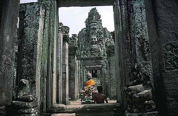 Recueillement au Bayon