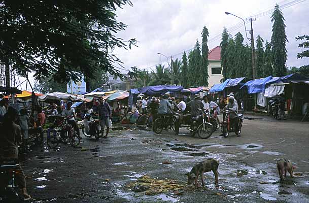 Le marché de Kratie