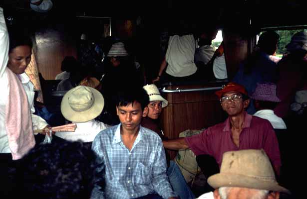 Dans le train entre Pursat et Battambang