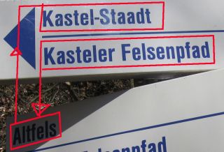 Felsenweg Kastel