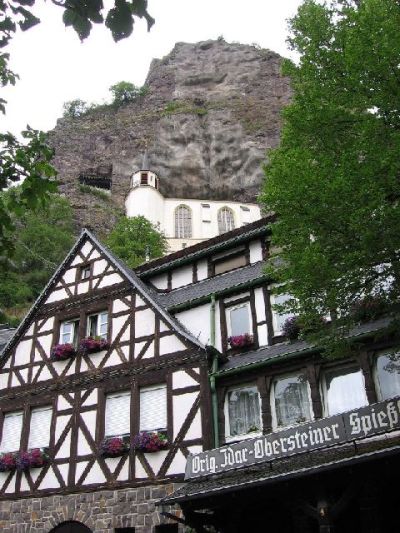 Idar Oberstein & sa célèbre église Protestante perchée dans le rocher