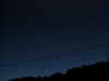 Vnus et une Lune ge de 30 heures : 21 avril 2004 - Grand angle - Canon A70, pose 15s, f/D 4 (563 Ko)
