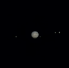 Io, Jupiter, Callisto, Europe et Ganymde : 21 avril 2004 - Beau temps - Toucam Pro II