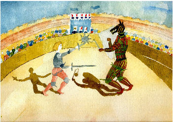 Combat de gladiateurs