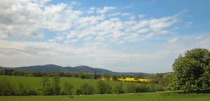 View from Old Hills towards the Malverns