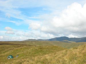 campsite on top of bwlch y groes