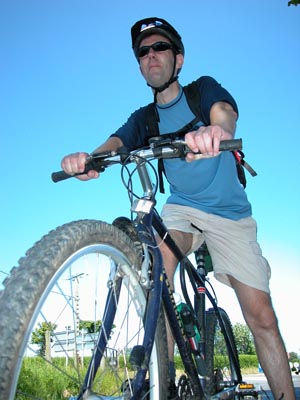 barry on his old steed