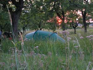 Campsite near Uhlirske Janovice