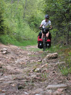 Rocky road near Zdar