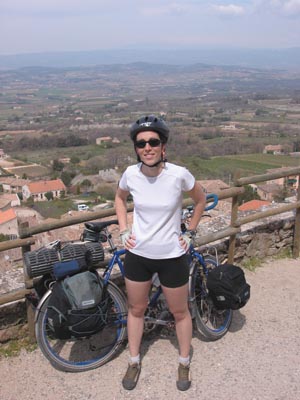 View from Bonnieux towards Plateau Vaucluse