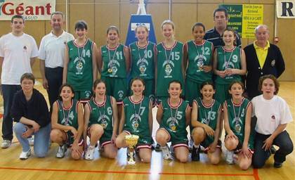 FFBB64-90-91 Championne d'Aquitaine, Vainqueur zone sud-ouest, 4e au championnat de France saison 2002-2003.