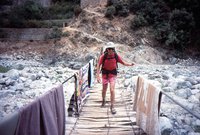 Passerelle sur l'Ourika