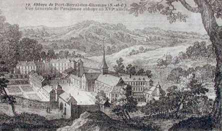 Abbaye de Port-Royal de Champs - Vue Générale de l'ancienne abbaye au XVIe siècle