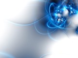 Image art - blue atom