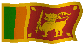 le drapeau du Sri Lanka ...