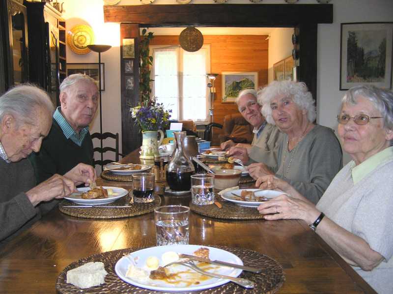 la table